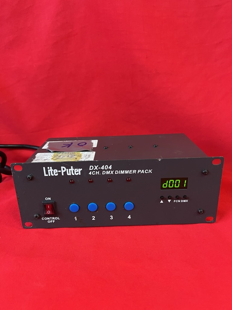 サウンドハウス LITEPUTER ライトピューター DX-404 ディマーユニット 通電確認済み ボタン反応しましたの画像1