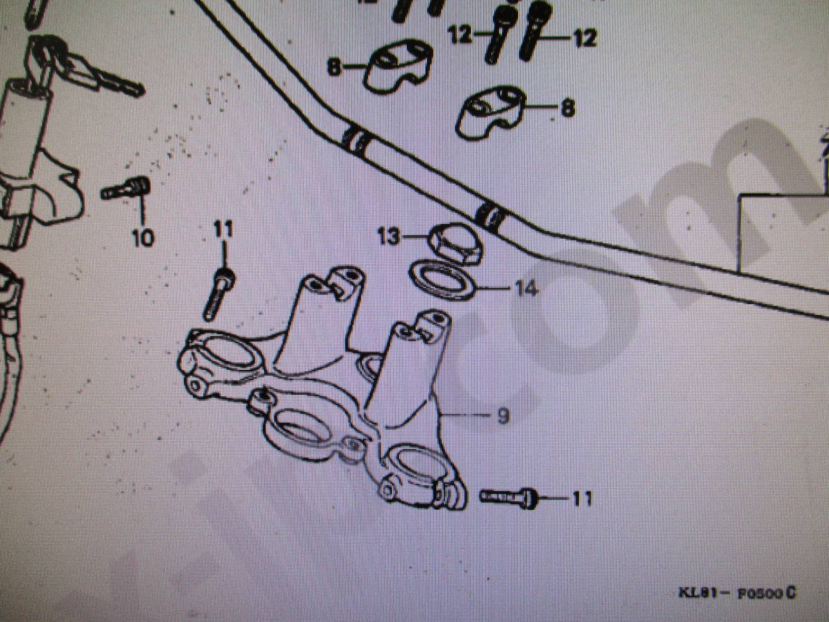 HONDA 純正 新品 GB250 CLUBMAN MC10 ステアリング ステムナット 90304-415-000_画像5