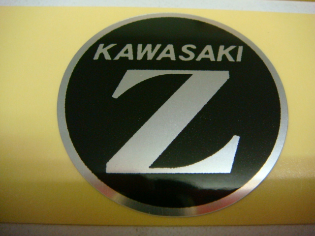 新品 Z1 Z2 純正 キャリパー用 　カスタム ステッカー ２枚セット　　 (Z750/Z900/RS/ZⅠ/ZⅡ/当時物_画像2