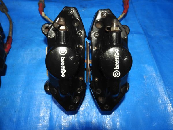 BP5 Legacy original "Brembo" caliper for 1 vehicle brake rom and rear (before and after) brembo rotor ASSY TUNED BY STI latter term 6MT turbo BL5 BP9 BL9 Legacy 