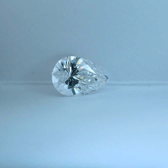 F3356 婚約指輪にも！天然大粒上質ダイヤモンド０.６３８ct Dカラー SI2クラス G,G 新品ルース_画像1