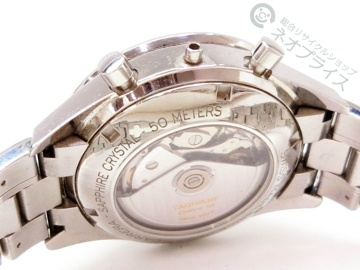 ◆Z5192 TAG HEUER タグホイヤー カレラ キャリバー 16 CV2017 クロノグラフ メンズ 自動巻 腕時計_画像9