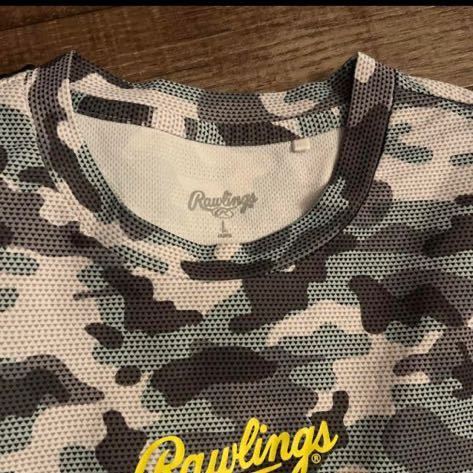 8点セット Rawlings 半袖Tシャツ サイズL 迷彩 メンズ　まとめ　ローリングス_画像3