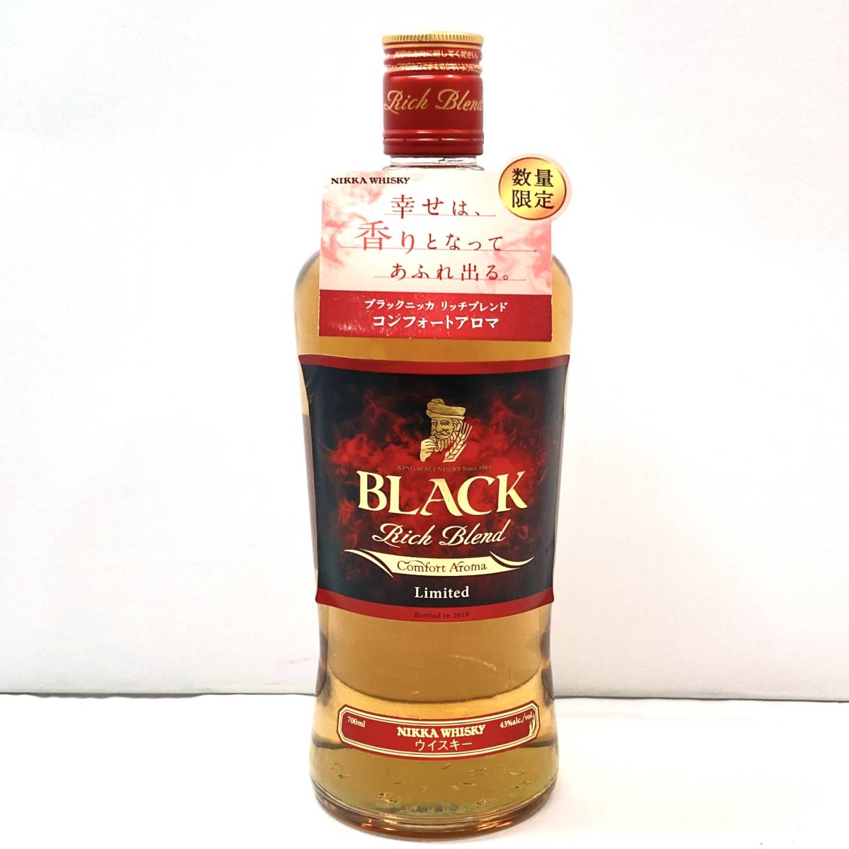 ▼【未開栓】NIKKA 数量限定 ブラックニッカ リッチブレンド コンフォートアロマ 700ml 43% リミテッド ウイスキー お酒_画像1