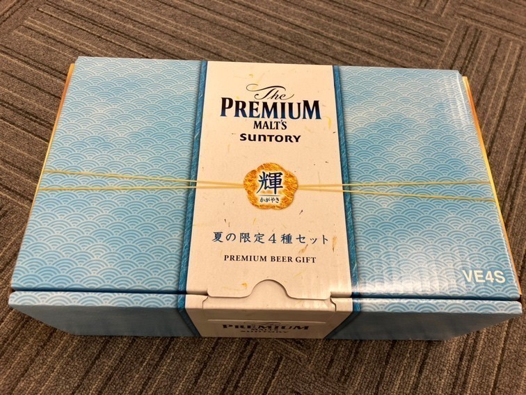 【送料無料で格安】SUNTORY THE PREMIUM MALT'S サントリーザ・プレミアムモルツ「輝」夏の限定4種セット 350ml缶x15本 新品_画像2