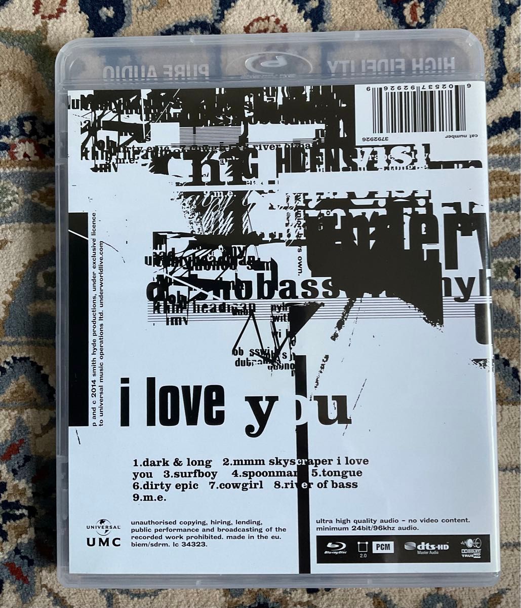 アンダーワールド UNDERWORLD DUBNOBASSWITHMYHEADMAN BRU-RAY AUDIO 輸入盤