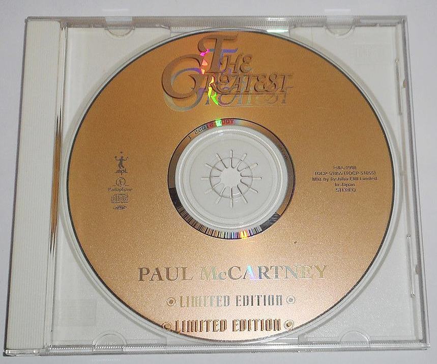 1998年ジャパン・オンリー日本限定盤『THE GREATEST＊PAUL McCARTNEY』ポール・マッカトニーEMI 100周年記念ベスト★Japan Limited Best_画像8
