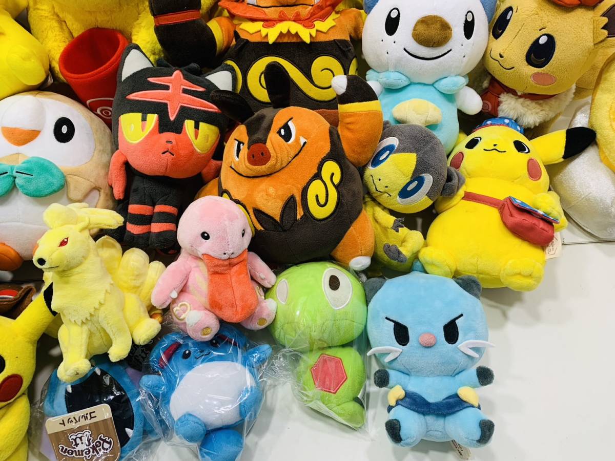 h89☆140サイズいっぱい1円～ポケモン ポケットモンスター Pokemon 限定 レア グッズ 雑貨 ぬいぐるみ 大量 当時物 キャラ まとめてセット_画像10