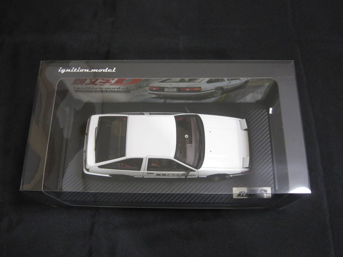 IG2871 1/18 INITIAL D Toyota Sprinter Trueno 3Dr GT Apex (AE86) White/Black_画像4