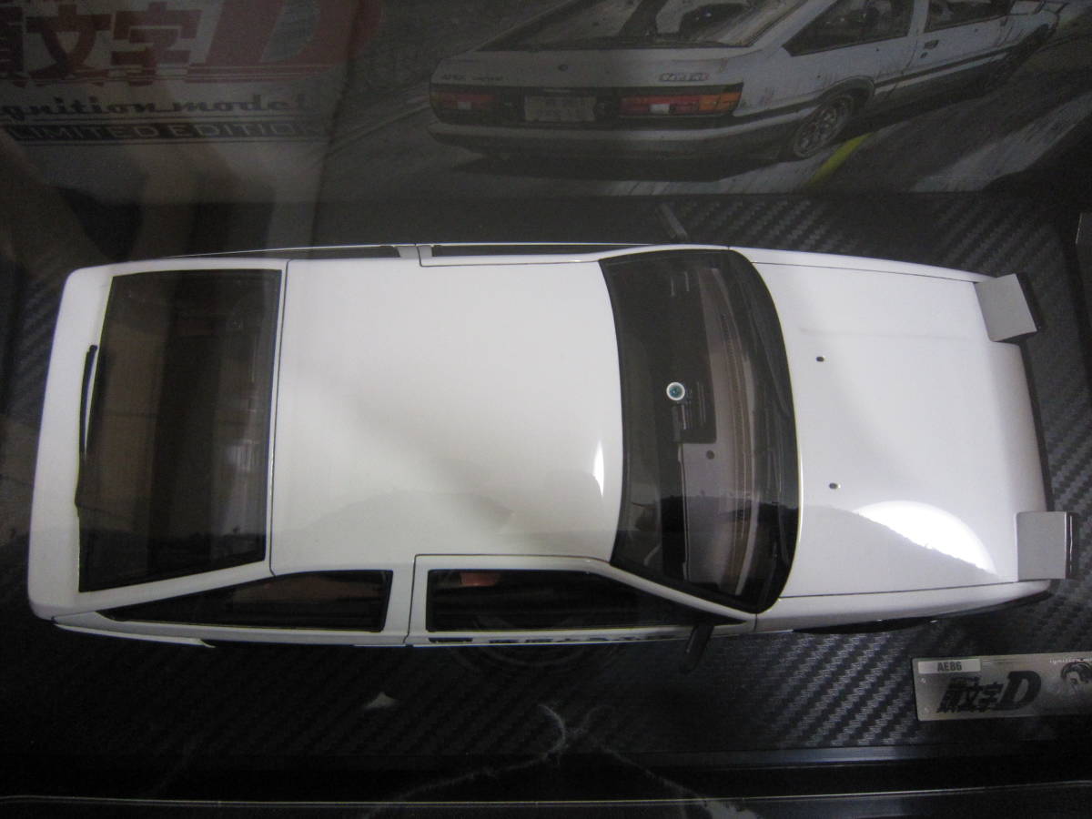 IG2871 1/18 INITIAL D Toyota Sprinter Trueno 3Dr GT Apex (AE86) White/Black_画像8