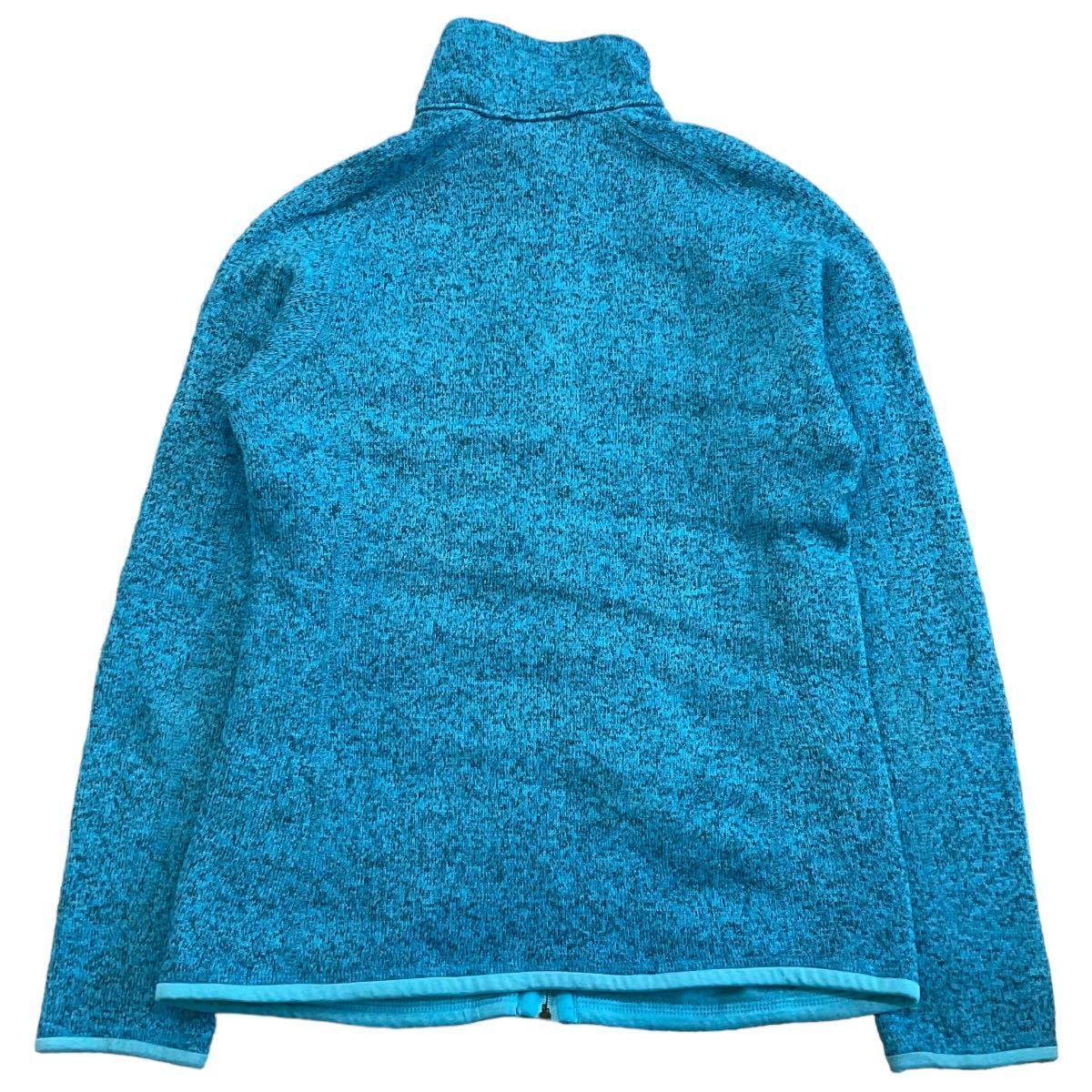 Patagonia ベターセーター XS ターコイズブルー フルジップ ジャケット アウトドア フリース パタゴニア Better Sweater 2015年製 25542_画像7