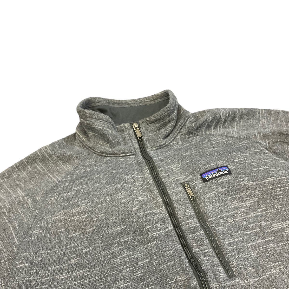 Patagonia ベターセーター XL グレー フリース ジャケット フルジップ ジップアップ Better Sweater パタゴニア 2015年製 25527_画像2