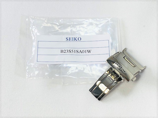 B23S51SA01W SEIKO ブライツ 純正Dバックル 18mm SDGM005/6R15-03A0他用 ネコポス送料無料_画像1