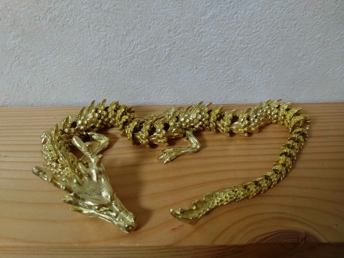 竜 龍銅製 干支 置物 ヴィンテージ 真鍮製 動物 ミニチュア オブジェ ドラゴン ゴールデン アンティーク