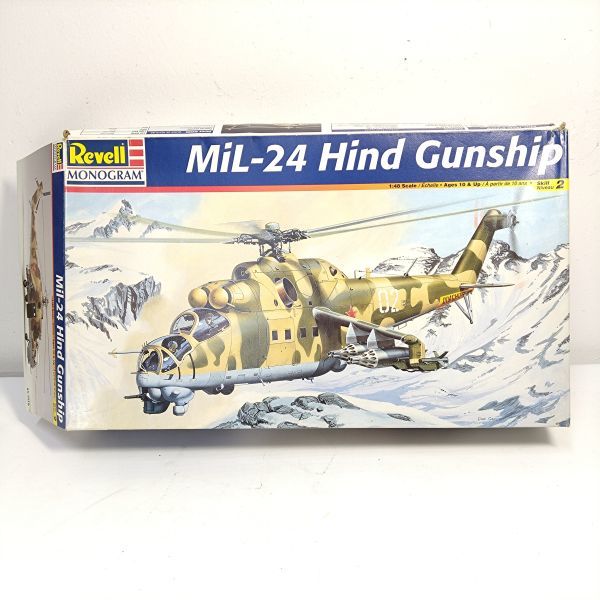 Revell MONOGRAM 1/48 MiL-24 Hind Gunship 85-5819 ハインド 現状品 プラモデル_画像2