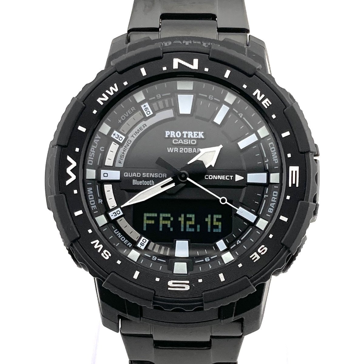 0841♭CASIO カシオ 腕時計 プロトレック PRT-B70YT-1JF Bluetooth搭載 アングラーライン スマートフォンリンク メンズ ブラック【1124】_参考価格：51,700円