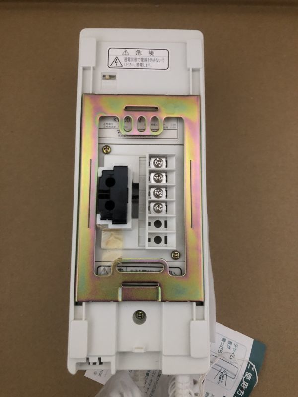 長期保管品 未使用品 アイホン ワンタッチドアホン1・1電源直結式親機 IE-1AT 親機のみ_画像5