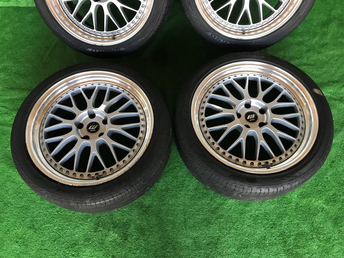 ワーク WORK W10M 20インチ 275/35R20 245/40R20 20X9.5J +33 20X8.5J +25 2021年 タイヤ 5H PCD120 4本 セット。。_画像3