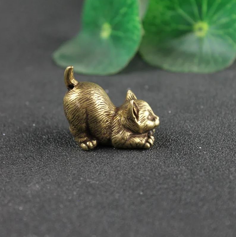 39 3g 伸び 猫 ねこ ネコ 動物 置物 置き物 蓋置 民芸 工芸 細工 39 3g 伸び 猫 ねこ ネコ 動物 置物 置き物 蓋置 民芸 工芸 細工