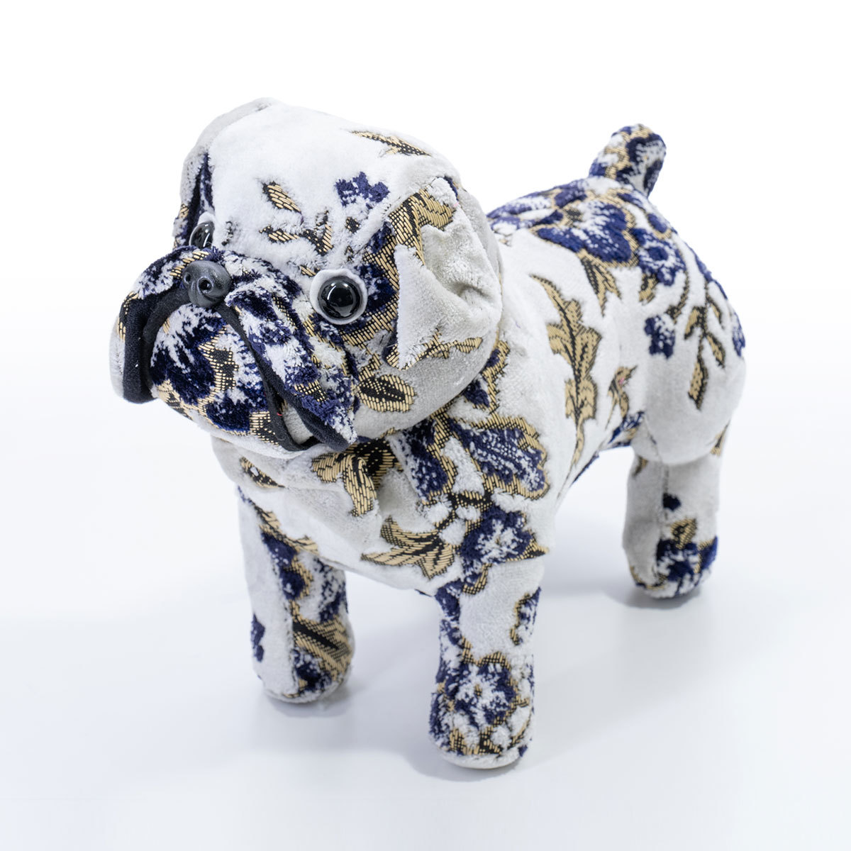 金華山 マドンナ 【ブルドッグ】ホワイト ぬいぐるみ 300mm×380mm いぬ 犬
