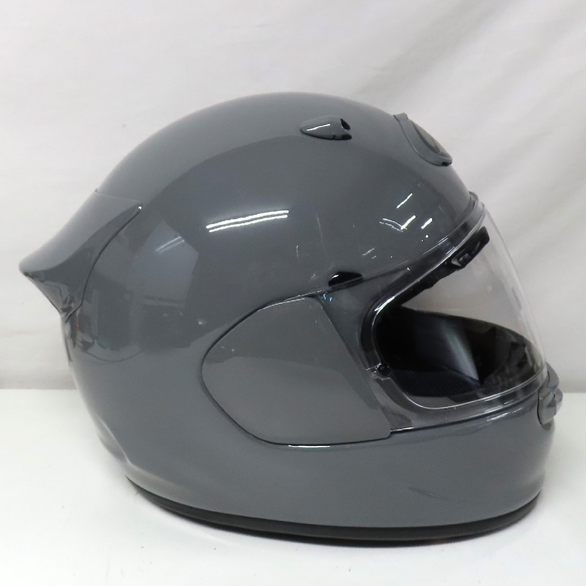 【中古美品】Arai アライ ASTRO GX アストロGX フルフェイスヘルメット Lサイズ グレー バイク 二輪 オートバイ ツーリング 人気_画像5