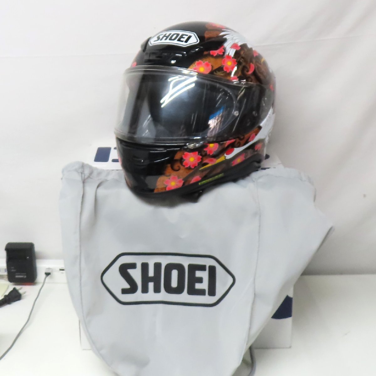 【中古美品】【受注限定モデル】 SHOEI ショウエイ Z-7 TRANSCEND トランセンド フルフェイスヘルメット Mサイズ 和柄 バイク 二輪_画像1