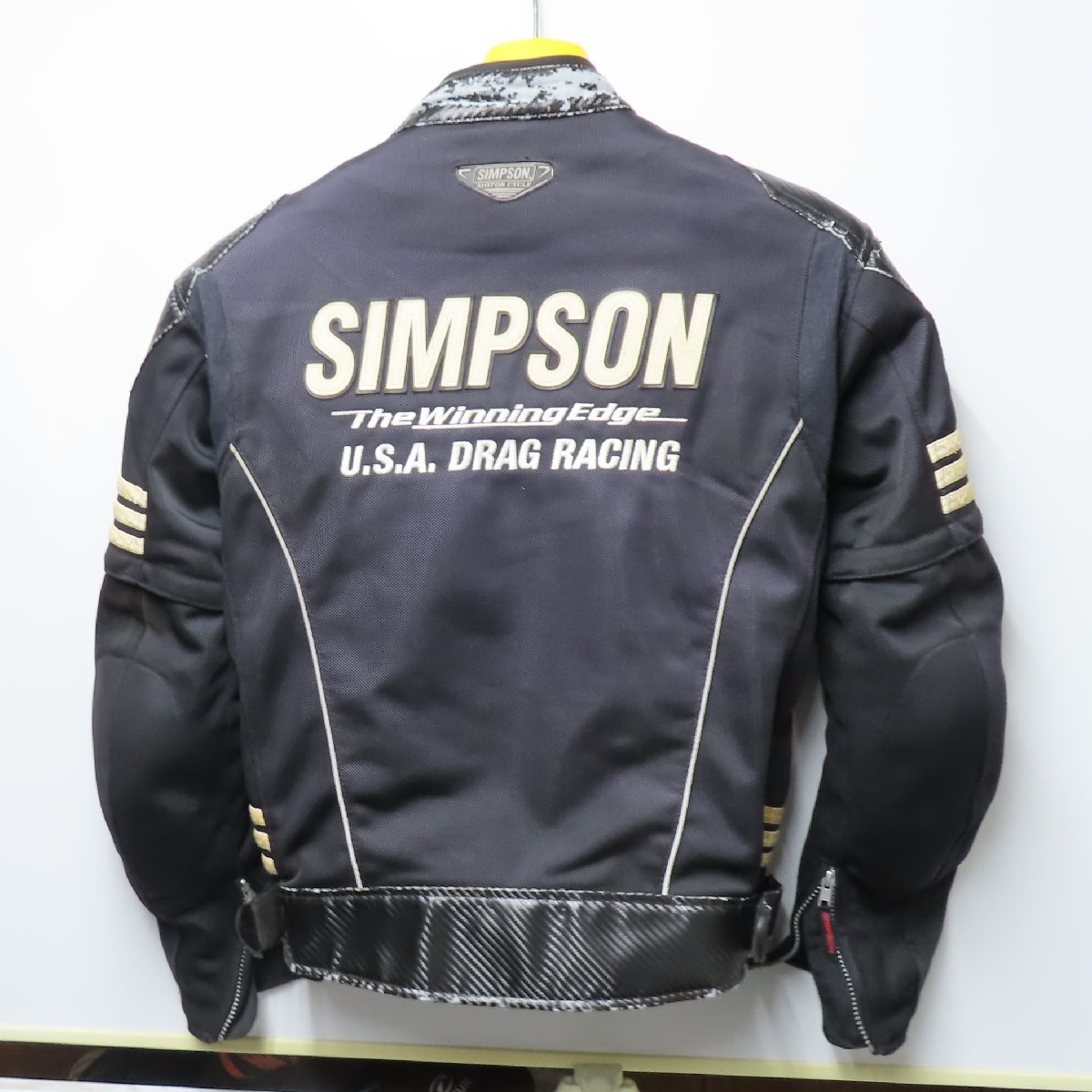 SIMPSON シンプソン ライディングジャケット Mサイズ メンズ ウェア バイク 二輪 オートバイ ツーリング_画像3
