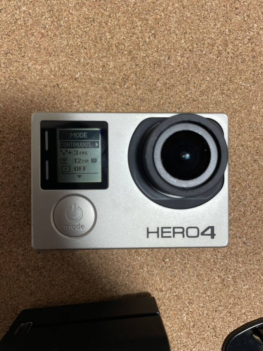 送料込み GoPro HERO 4 ゴープロ ヒーロー4 ブラックエディション モトブログセット_画像5