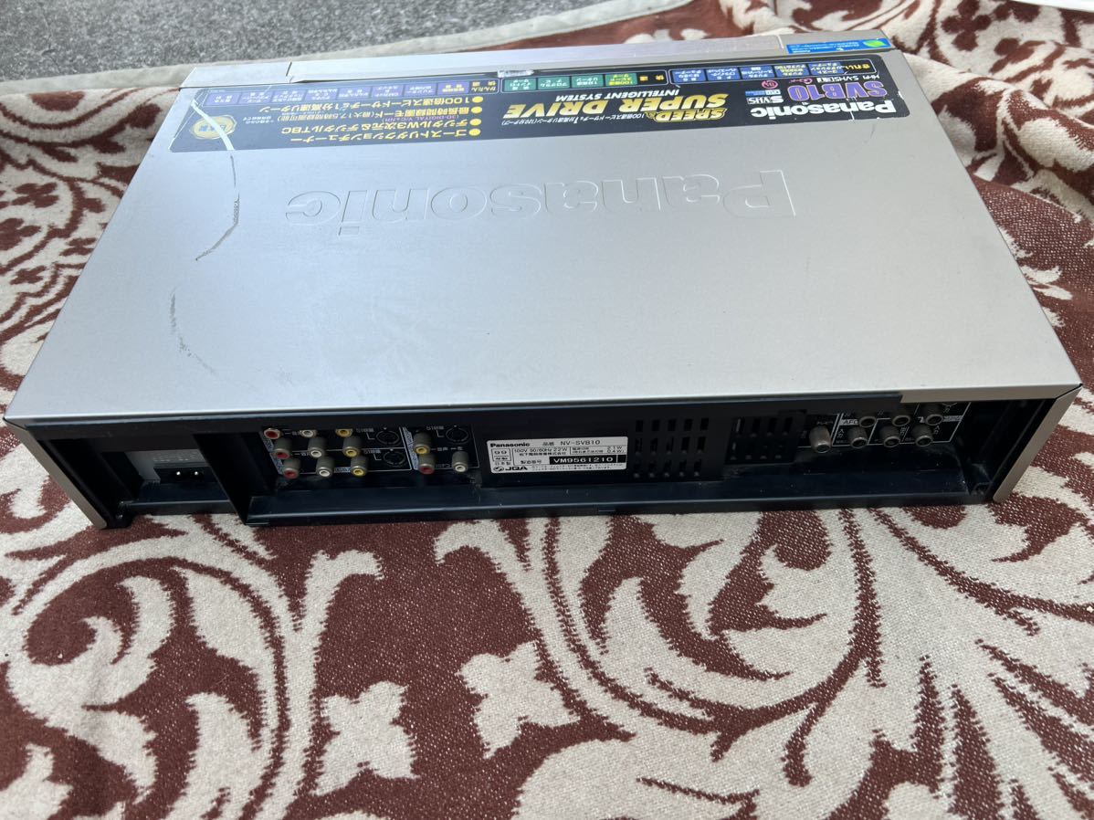 Panasonic パナソニック NV-SVB10 S-VHS ビデオデッキ 映像機器 現状売り切り_画像6