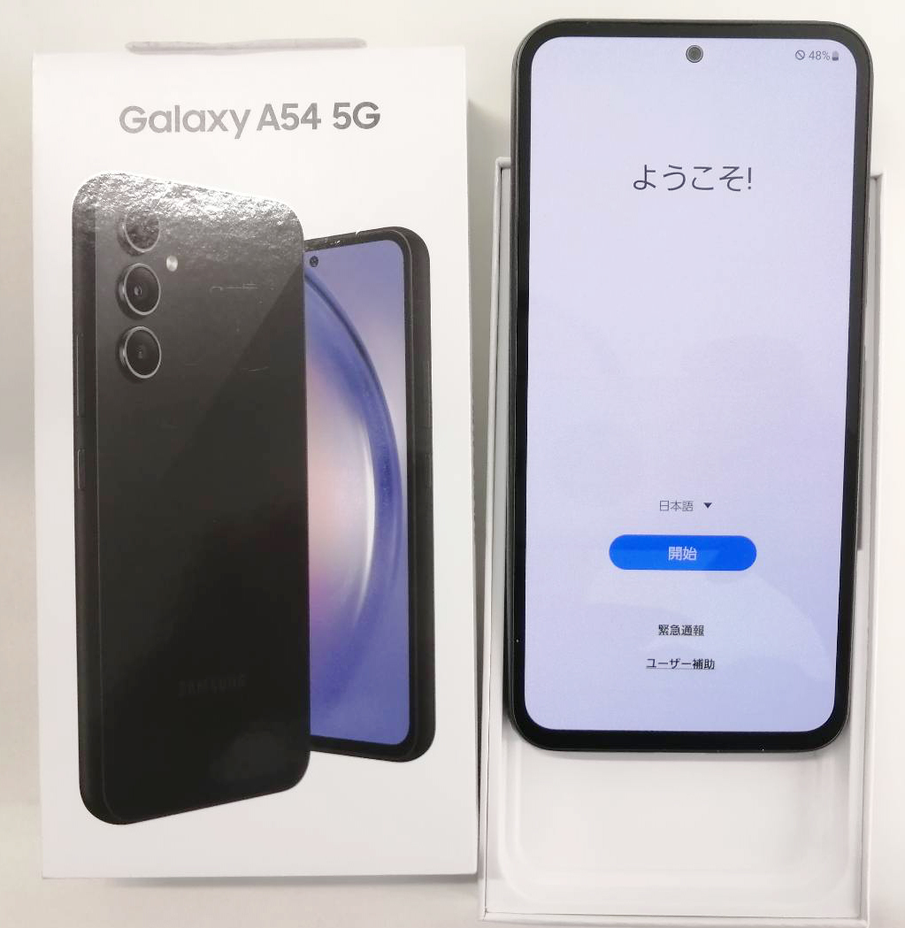 新品未使用品 送料無料 Galaxy A54 5G SCG21 SAMSUNG UQmobile残債なし