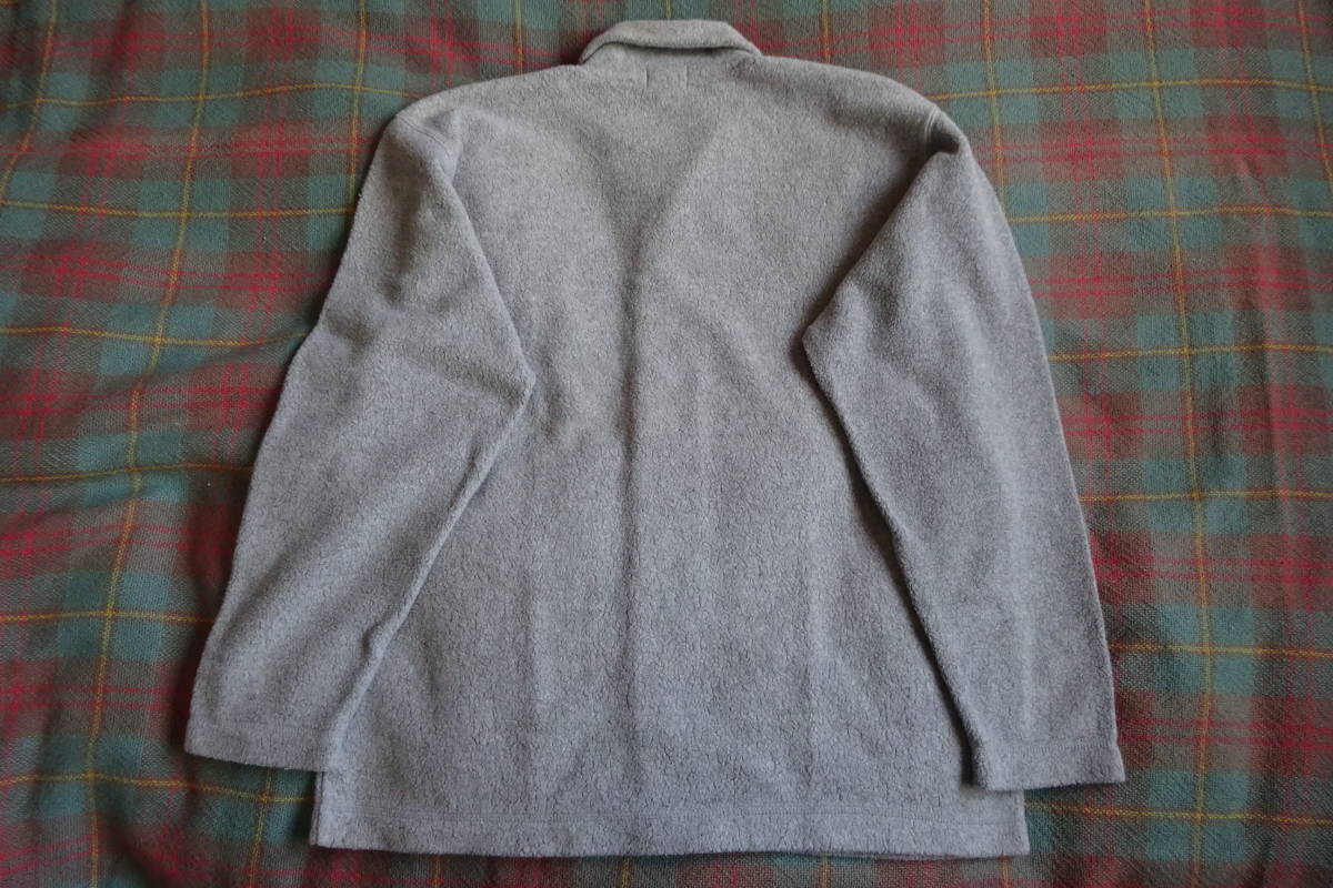 J. CREW 2000年代初頭 COTTON/POLY 4つボタンシャツジャケット 胸ポケット もこもこ 丸襟 S POLOラルフローレン GAP ブルックスブラザーズ _画像9