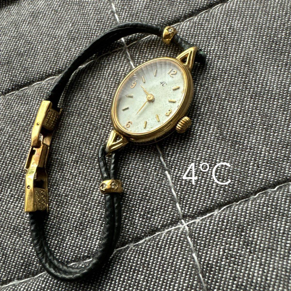 4℃ ヨンドシー 22k 腕時計 ブレスウォッチ
