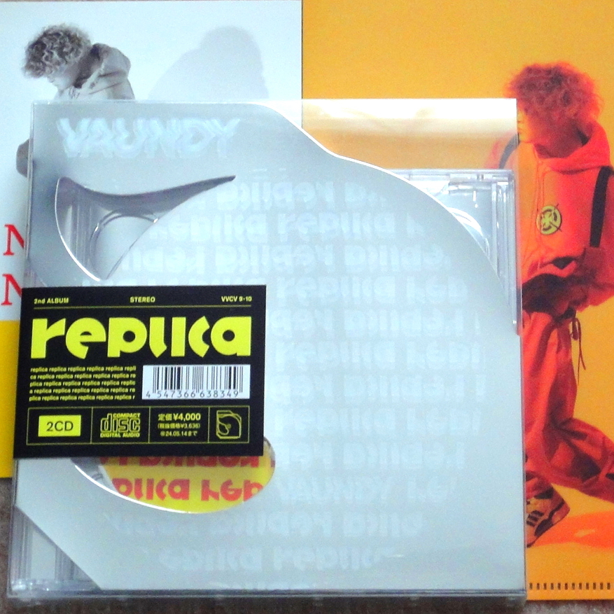 replica [通常盤] ／ Vaundy　初回限定スリーブ仕様 CDアルバム TOWER RECORDS クリアファイル ポストカード バウンディ レプリカ_画像1