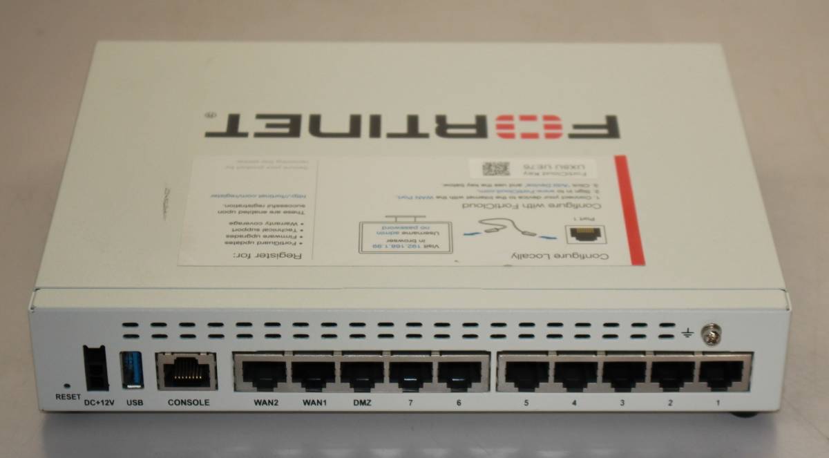 FG-60E】Fortinet FortiGate-60E UTM ライセンス期限切れ 【通電OK】【初期化済】【ACアダプター付き】☆ の商品詳細  | Yahoo!オークション | One Map by FROM JAPAN