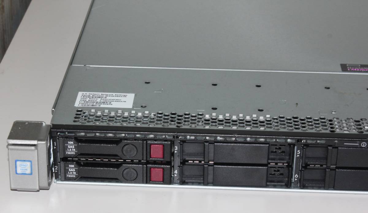 ★ HP Proliant DL360 Gen9 8-SFF Xeon CPU E5-2697A V4 @2.60Ghz X 2コア 256GB(32GB X 8) SAS 1.2TB X 2★サーバーブレード★の画像3