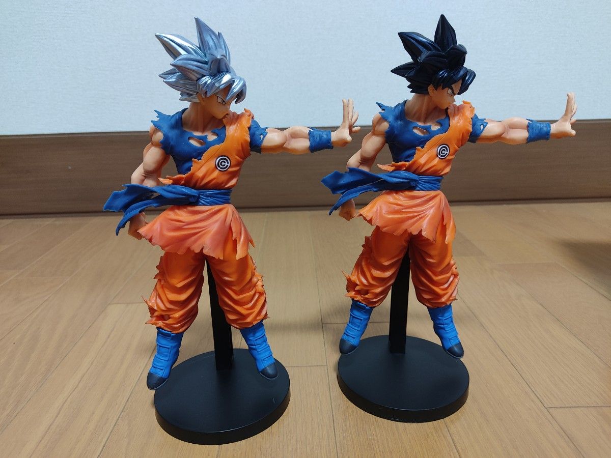 ドラゴンボールヒーローズ  フィギュア10th ANNIVERSARY FIGURE‐孫悟空（身勝手の極意、兆）2体セット