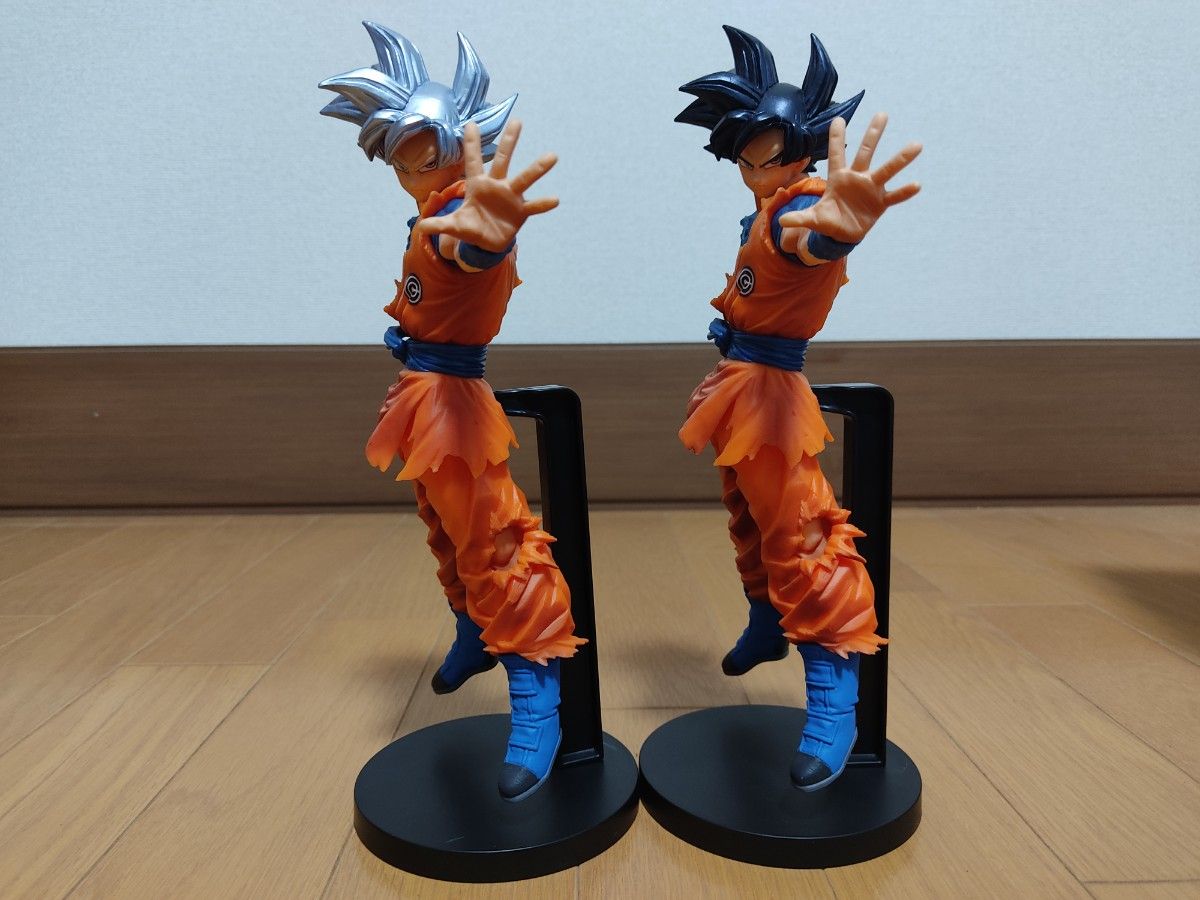 ドラゴンボールヒーローズ  フィギュア10th ANNIVERSARY FIGURE‐孫悟空（身勝手の極意、兆）2体セット