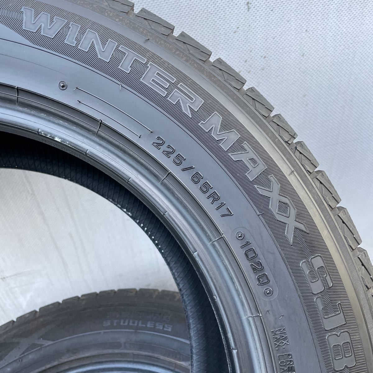 超バリ山.波残り☆ダンロップ WINTER MAXXウィンターマックス SJ8☆225/65R17☆2本SET☆国産MADE in ジャパン_画像10