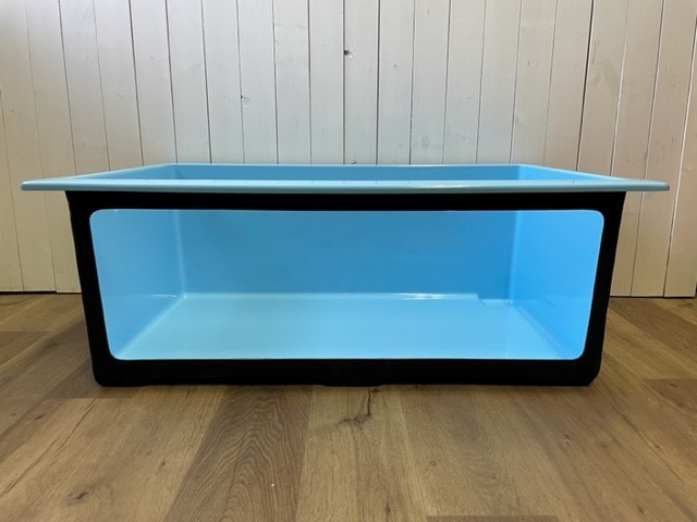 FRP aquarium acrylic fiber window attaching 900×515×350 is light robust light blue small size 