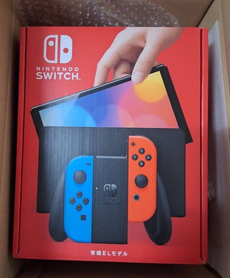 新品 未使用 Nintendo Switch 有機 EL モデル ネオンブルー ネオン