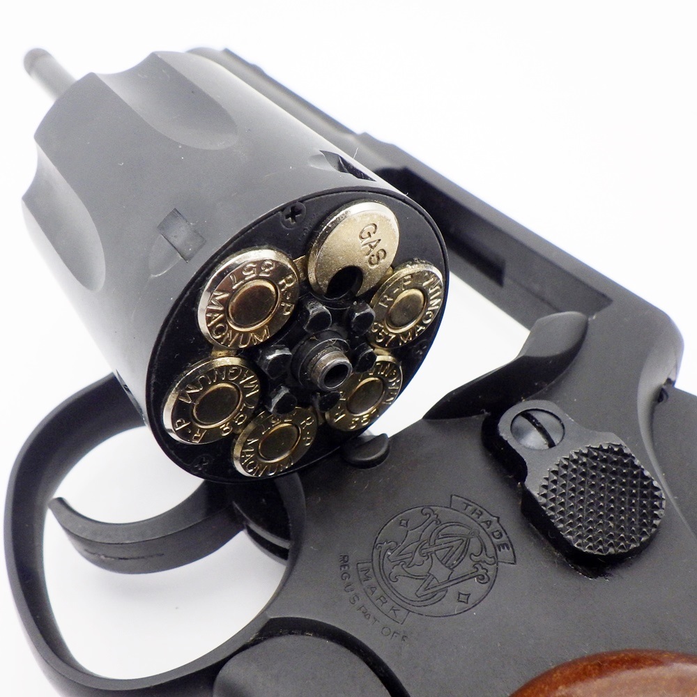 C23-464 TANAKA WORKS タナカワークス S&W M13 FBIスペシャル 3インチ HW Ver3 樹脂製 モデルガン マグナム ガスガン BB弾/箱付き 中古品_画像7