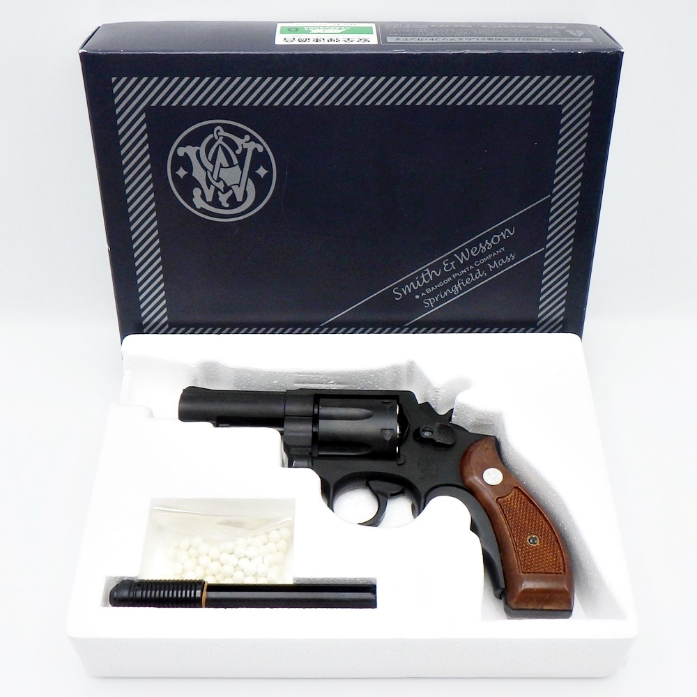 C23-464 TANAKA WORKS タナカワークス S&W M13 FBIスペシャル 3インチ HW Ver3 樹脂製 モデルガン マグナム ガスガン BB弾/箱付き 中古品の画像1