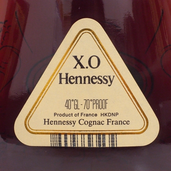 A23-2618【未開栓】Hennessy ヘネシー XO COGNAC コニャック 金キャップ クリアボトル 700ml 40％ ブランデー 古酒 箱つきの画像4