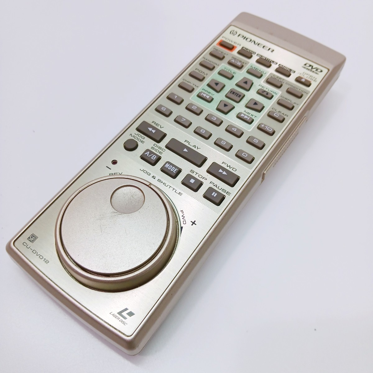 PIONEER リモコン CU-DV012 LDプレーヤー用 DVL-909 LD PIONEER リモコン CU-DV012 LDプレーヤー用 DVL-909 LD