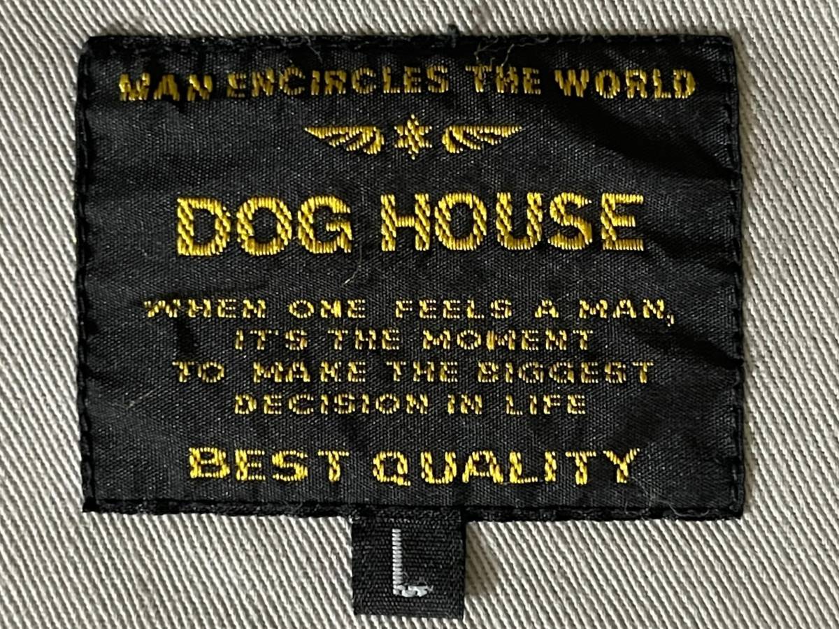 ドッグハウス DOG HOUSE BEST QUALITY ベストクオリティー ミリタリー 迷彩 カモ M-65 フィールドジャケット L グレー_画像7