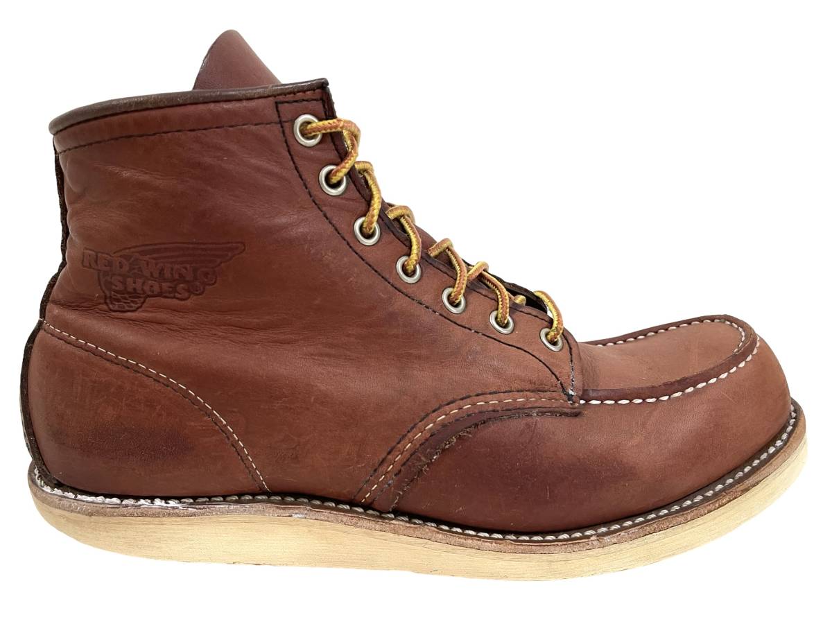 レッドウィング RED WING 2008年製 USA製 9106 モカシントゥ アイリッシュセッター 9 1/2 D 27.5cm ブラウン_画像10