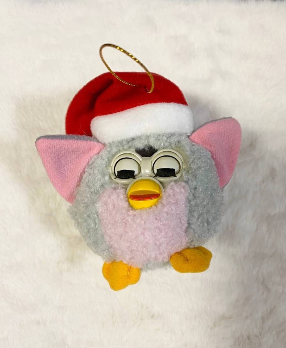 [2259]ファービー・クリスマス オーナメント FURBY Christmas Ornamen（グレー×ピンク） グレーアイ_画像3