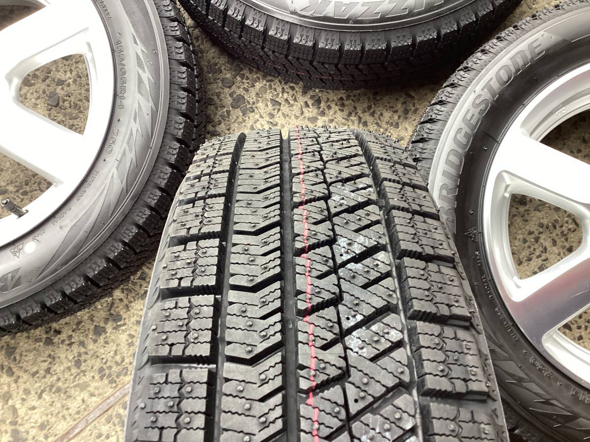 M6713 ホンダ N-ONE 純正 14インチアルミ＆155/65R14 未使用 ブリザック スタッドレスタイヤ4本セット☆彡_画像9