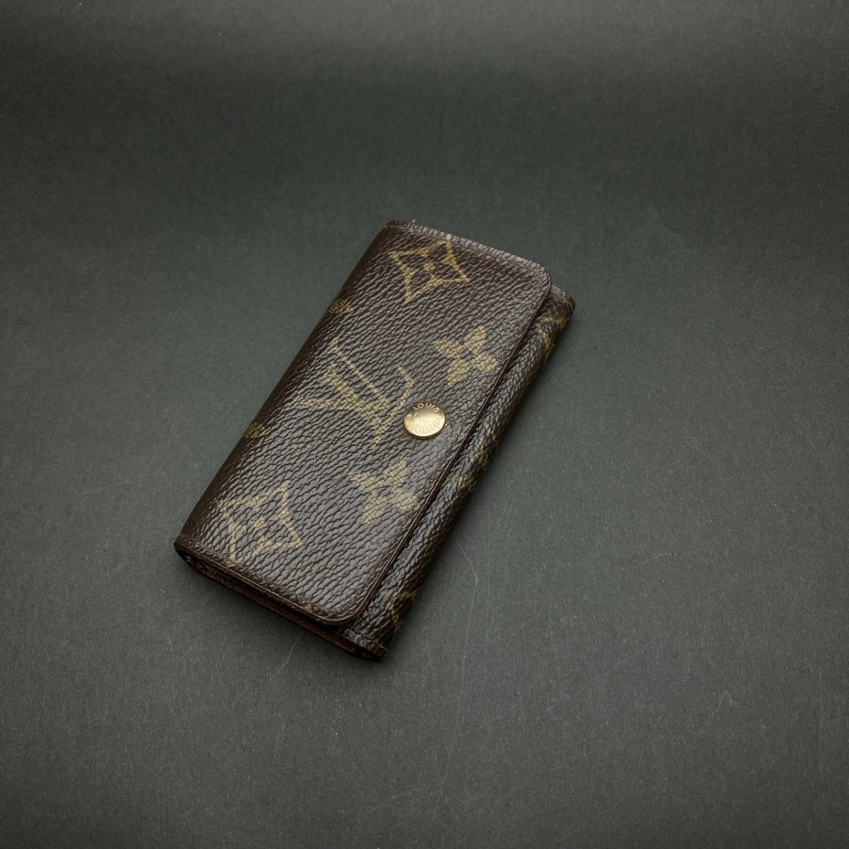  Louis Vuitton LOUISVUITTON 4 ream key case monogram memory 11 C