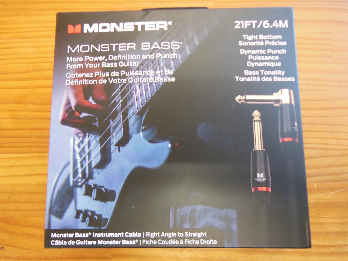 ☆正規輸入品 MONSTER CABLE MONSTER BASS 21FT/6.4M S-L☆